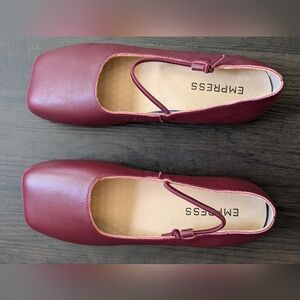 Empress Burgundy Flats size 36 (5.5 US)